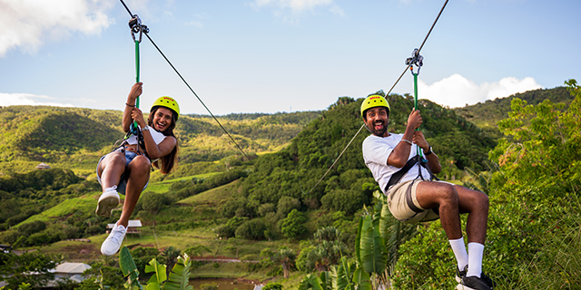 500m Zip Line + Mini Lunch at Vallé Advenature Park - Mauritius